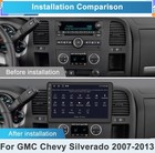 Car Radio Upgrade For Chevrolet Silverado Tahoe Gmc Yukon Sierra 10 1-inch Touch