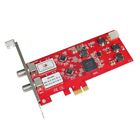 Tbs6902 Dvb-s2 Dual Tuner Pcie Card Watch Record Satellite Fta Tv 