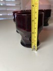 Set Of 4 Vintage Anchor Hocking Ruby Red Georgian Honeycomb Tumblers 3 5   