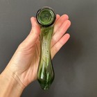 Grav    5 5  Classic Sherlock Glass Hand Pipe Bowl Pipe -- Green   Us Seller