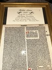 Rarity 1497 Authenticated Anton Koberger Bible Leaf In Latin