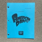American Dad Set 2005 Production Used Draft Scripts Table Record Seth Macfarlane