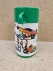 Vintage 1975 Aladdin Dragstrip Thermos For Lunch Box