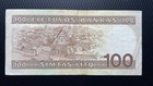 Lithuania Banknote 100 Litu 1991 P-50a Cu Prefix Ac