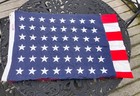 Defiance 48-star Us American Flag Sewn Stars   Stripes Wwii Era   Large