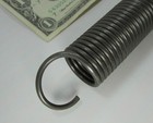 Coiled Steel Extension Springs  7 937  Grip Length   105  Wire Dia   7 8  Hooks