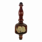 Vintage Budweiser Wood Beer Bar Tap Handle 3 Sided
