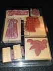 Stampin  Up  Set Of 7 Rubber Stamps  New  Lot   4