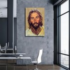 The Head Of Christ-hook Canvas Art Poster Picture Print Poster Retro Painted