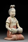 Rare Museum Acquired Chinese Terracotta Figure Tang Dynasty  Tl Tested 