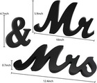 Wooden Letters On Wedding Table  Large Mr    Mrs 