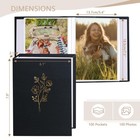 Holoary 5x7 Photo Album 100 Photos  100 Pockets Picture 100pockets  Black