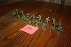 Marx Army Battleground 16-piece Lot Of Vintage American Soldiers Tank M - Mpc