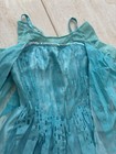 Disney Store Frozen Elsa Girls Costume Dress Blue Size 9 10 140 Cm