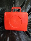 Vintage 1991 Disney 101 Dalmatians Red Plastic Lunchbox Aladdin