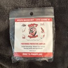 Doc s Proplugs Swimming Ear Protection Non-vented Ear Pro Plugs Size Medium Blue