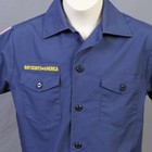 Boys Official Bsa Boy Scout Cub Scout Short Sleeve Shirt   Blue   Youth Medium