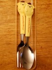 Sanrio Hello Kitty Pompompurin Stainless Steel Fork   Spoon Set New 