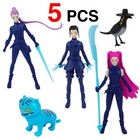 5 Pc Action Figure Toy Set K Pop Demon Hunter Rumi Mira Zoey Derpy Tiger Sussy