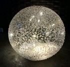 Led Spheres Globe Lights Glowing Orbs Clear Bubble Glass Set Of 3 Tabletop Decor