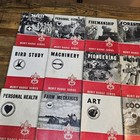 1930   s - 1960   s Boy Scouts Of America 27pc Merit Badge Series Books Lot Vintage 