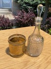   Rare Killer   Vintage Round Glass Whiskey Bourbon Decanter Liquor Bottle  Case