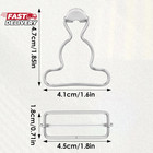 2pairs Adjustable Overall Buckle Replacement  Dungaree Suspender Clips