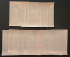 Japan 20th Century Series Stamp Sheets  15 Of 17 Complete Sheets  Mnh Og   More 