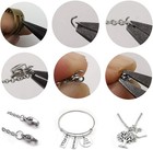 1000 Pcs Mix 4mm 5mm 6mm 7mm 8mm Stainless Steel Jump Rings For Jewelry Making 
