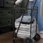 Utility Cart With Wheels To Be Used For Shopping  Grocery  Laundry   Stair Climb