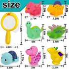 Pool Floaties 10 Pcs Bath Beach And Water Toys Set For Toddlers Kids Ages 1-3