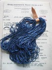 Authentic French Vintage Blue Metal Thread Check Purl Bullion Embroidery 