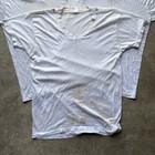 Vintage 70s 80s Lot Of 3 Distressed Blank Shirts Size Large Thrash Thin