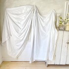 French Country Interior French Large White Antique French Curtain Drape Textile