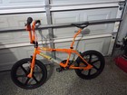 Vintage Old School 90s Dyno Gt Compe Bmx Freestyle Bike Dayglow Orange Skyway