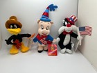Lot Of 6 Vintage Looney Tunes Mini Plush Warner Bros Studio 1999 Nwt