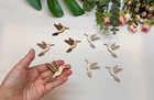 30pcs Of Unfinished Wood Hummingbird Earrings  Diy Bird Earring 2   