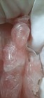 Chinese Carved Rose Quartz Guanyin Figurine