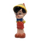 Vintage Disney Ceramic Pinocchio Figurine 5  Real Boy Hands Behind Back