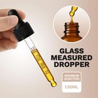 12 Pack  1 Oz Tincture Bottles With Dropper  Amber Glass Dropper Bottle Leakproo