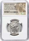 Tigranes The Great Ii 95-56 Bc  Ar Tetradrachm Armenia Silver Coin  Sharp Ngc Xf