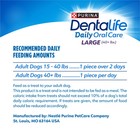 Purina Dentalife Daily Oral Care Large Dog Dental Treats With Chicken  20  98256