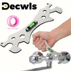 2pcs Multi-function Stainless Steel Wrench Set For Faucet   Shower Install - New