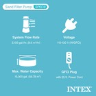 Intex 2 150 Gph Krystal Clear Saltwater System   Sand Filter Pump  open Box 