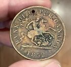 Bank Of Upper Canada 1852 One Penny Token