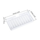 Wall Mounted Soap Dish Holder  304 Stainless Steel Soap Tray  white 