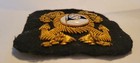 Vintage Yacht Club Hat-cap Badge Enamel Navy Flag Compass Gold Wire Bullion 