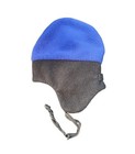 Vintage Bula 80s 90s Trapper Hat One Size Made In Usa Fleece Winter Cap Blue