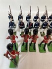  1458  Britains Vintage Metal  Soldier  Set Of 32