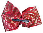 Jojo Siwa Holiday Hair Bow Red Gold Christmas Large Justice Exclusive W bells